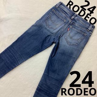 ロデオクラウンズ(RODEO CROWNS)の【美品】RODEO CROWNS 24 デニム ローライズ 渋谷109(デニム/ジーンズ)