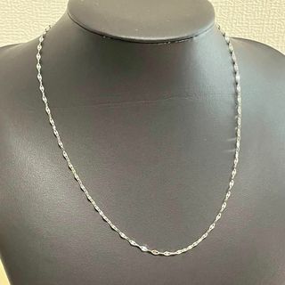 ☆チタンスチール製☆ペタル・ネックレスチェーン シルバー(ネックレス)