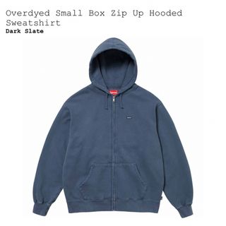 シュプリーム(Supreme)のSupreme Overdyed Small Box Zip Up Hooded(パーカー)