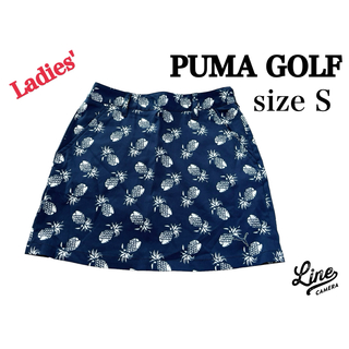 プーマ(PUMA)のPUMA GOLF プーマゴルフ　スカート　レディースS  総柄スカート(ウエア)