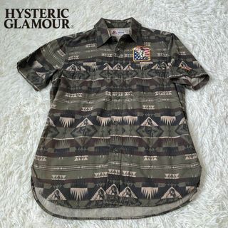 HYSTERIC GLAMOUR - ヒステリックグラマー　半袖　ネイティブ　柄　ヒスガール　シャツ