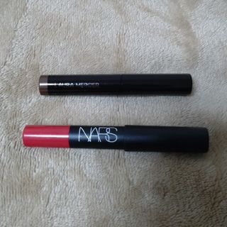 ナーズ(NARS)のNARSベルベットマットペンシル　ローラメルシエキャビアスティックアイカラー×2(口紅)