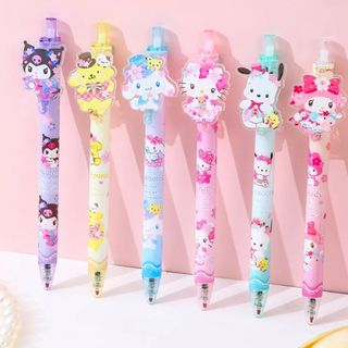 サンリオ(サンリオ)の【2本から】サンリオ　Sanrio ゲルインク　ボールペン　0.5黒(キャラクターグッズ)