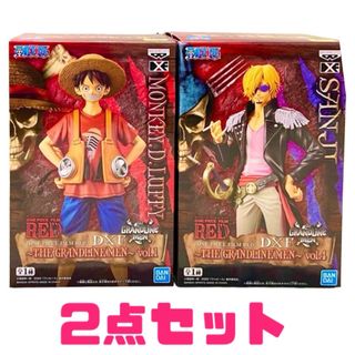 ワンピース(ONE PIECE)の新品 ワンピース ONEPIECE RED フィギュア 2点セット(アニメ/ゲーム)