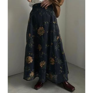 アメリヴィンテージ(Ameri VINTAGE)のJEANNETTE FLARE SKIRT ameri Vintage(ロングスカート)