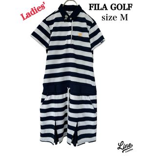 フィラ(FILA)のFILA GOLF フィラゴルフ　ワンピース　レディースM ボーダー(ウエア)