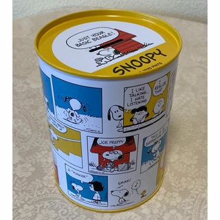 スヌーピー(SNOOPY)の【新品】スヌーピー　缶貯金箱その２　全て５００円玉を入れると約３０万貯まる(置物)