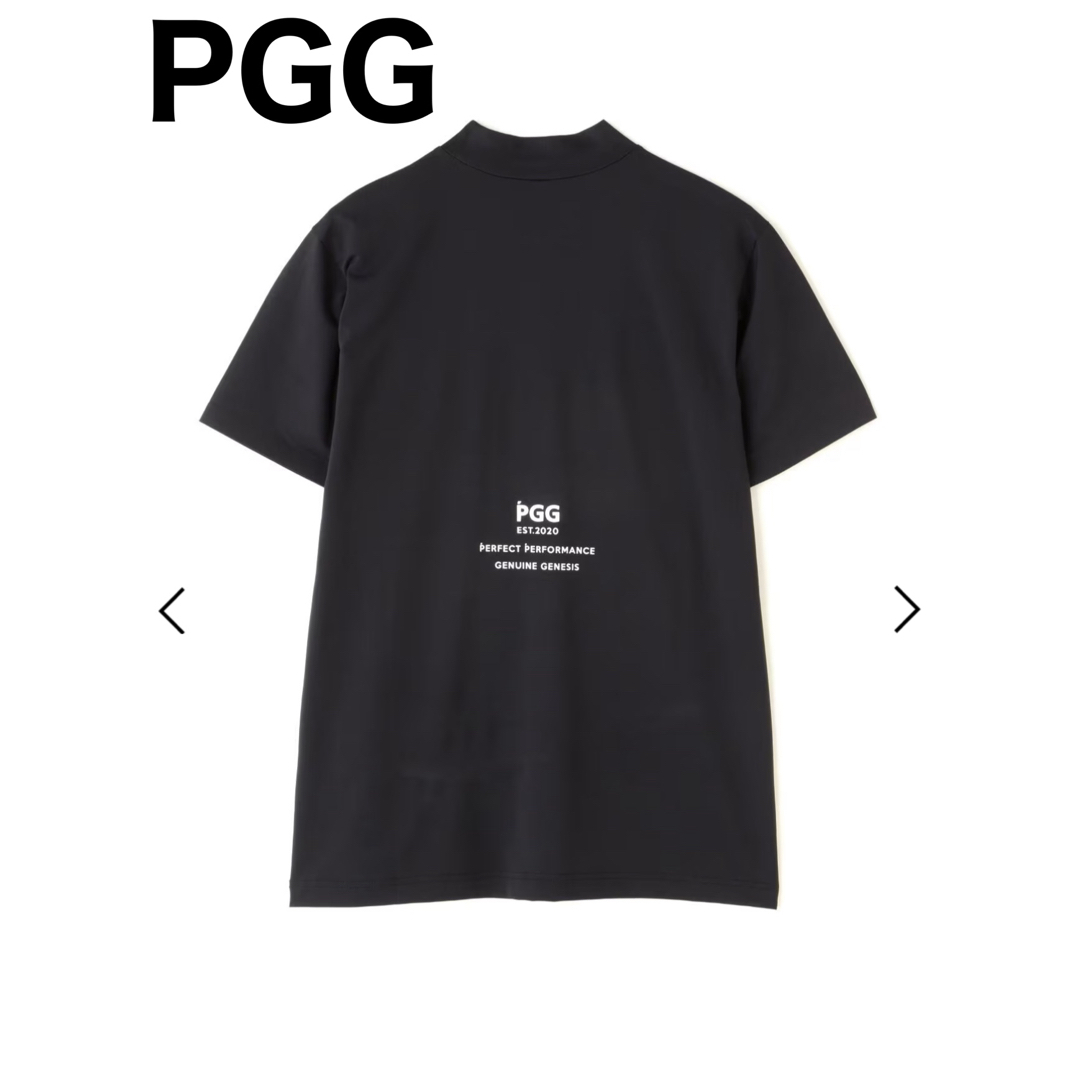 PGG モックネック 新品 最新作 ネイビー サイズ5 PGG モックネック 新品 最新作 ネイビー サイズ5