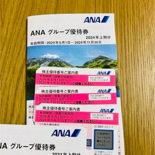 ANA 株主優待 航空券 割引チケット 3枚(航空券)