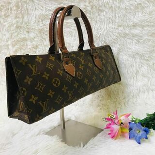 LOUIS VUITTON - 【極美品】ルイヴィトン サックトリアングル ハンドバッグ モノグラム