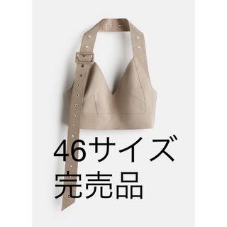 エイチアンドエム(H&M)のH&M rokhツイルブラトップ　46(タンクトップ)