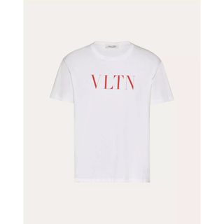 ヴァレンティノ(VALENTINO)の新品 VALENTINO ヴァレンティノ VLTN Tシャツ ホワイト(Tシャツ/カットソー(半袖/袖なし))