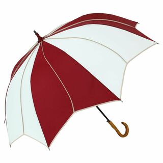 【色: レッド×ミント】[シノワズリーモダン]雨傘 大判 レディース フラワー (その他)