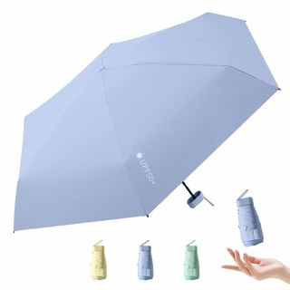 【色: パープル】日傘 折りたたみ傘 超軽量220g スマホサイズ UVカット率(その他)