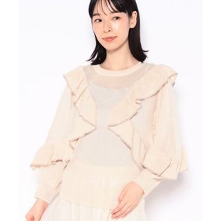 マジェスティックレゴン(MAJESTIC LEGON)の新品未使用品　MAJESTIC LEGON  パピヨンシアーニット  (ニット/セーター)