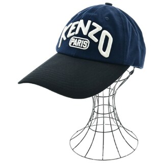 ケンゾー(KENZO)のKENZO ケンゾー キャップ U 紺x黒 【古着】【中古】(キャップ)