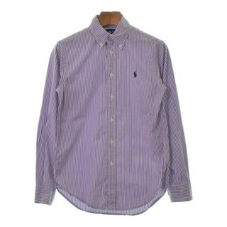 ラルフローレン(Ralph Lauren)のRalph Lauren ラルフローレン シャツ 150 紫x白(ストライプ) 【古着】【中古】(ブラウス)