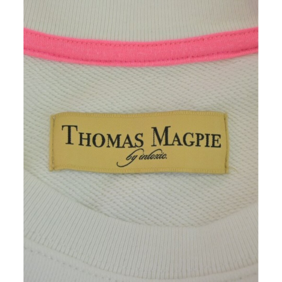 THOMAS MAGPIE トーマスマグパイ スウェット 38(S位) 白等 THOMAS MAGPIE トーマスマグパイ スウェット 38(S位) 白等