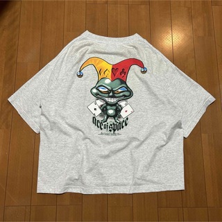 【激レア】90's USA製 エース魔人 TEE グレー XL(Tシャツ/カットソー(半袖/袖なし))