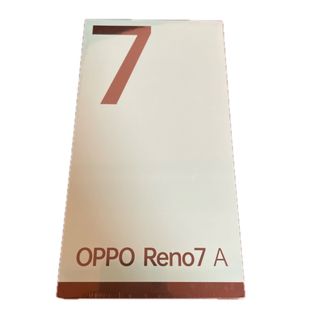 OPPO RENO7 A NA スターリーブラック(スマートフォン本体)