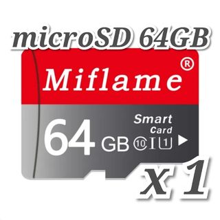 マイクロSD カード 64GB 1枚 microSD カード MIFL64