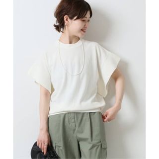 Spick & Span COOLフレアフレンチスリーブプルオーバー