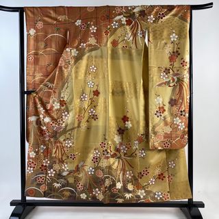 振袖 身丈156.5cm 裄丈64cm 正絹 美品 名品 【中古】(着物)