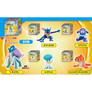 ポケモン(ポケモン)のモンコレボックス13　流麗！みずタイプポケモン　コンプリートセット(キャラクターグッズ)