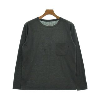 THE NORTH FACE Tシャツ・カットソー M ダークグレー 【古着】【中古】(Tシャツ/カットソー(半袖/袖なし))