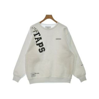 WTAPS ダブルタップス スウェット 2(M位) 白 【古着】【中古】(スウェット)