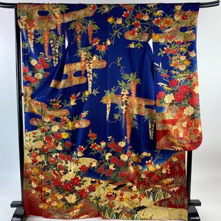 振袖 身丈169.5cm 裄丈67cm 正絹 美品 名品 【中古】(着物)