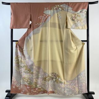 訪問着 身丈161.5cm 裄丈67cm 正絹 美品 名品 【中古】(着物)