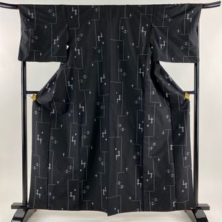 紬 身丈162.5cm 裄丈68cm 正絹 美品 秀品 【中古】(着物)