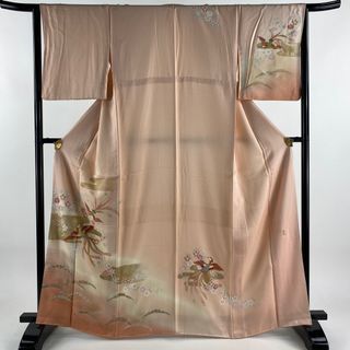 訪問着 身丈165cm 裄丈65cm 正絹 秀品 【中古】(着物)