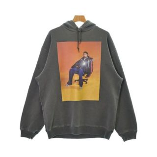 BALENCIAGA バレンシアガ パーカー F チャコールグレー 【古着】【中古】