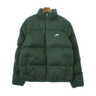 ナイキ(NIKE)のNIKE ナイキ ダウンジャケット/ダウンベスト M 緑 【古着】【中古】(ダウンジャケット)