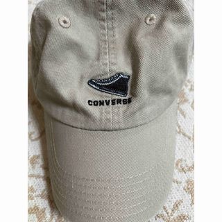 CONVERSE - converse キャップ ベージュ　ハイカットの刺繍入り　送料込♪