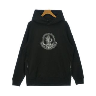 モンクレール(MONCLER)のMONCLER モンクレール パーカー L 黒 【古着】【中古】(パーカー)