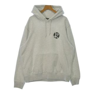 ステューシー(STUSSY)のSTUSSY ステューシー パーカー XL ライトグレー 【古着】【中古】(パーカー)