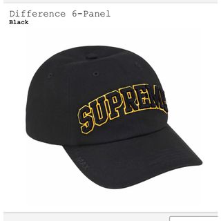 Supreme - supreme Difference 6-Panel キャップ