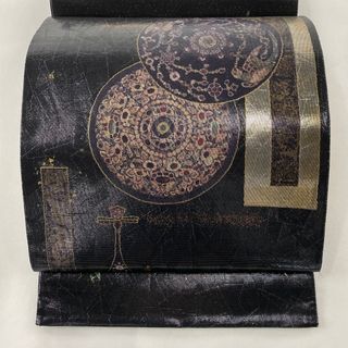 袋帯 秀品 お太鼓柄 正絹 【中古】(帯)