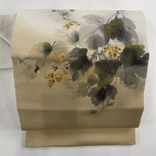 名古屋帯 秀品 正絹 【中古】(帯)