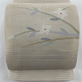 名古屋帯 美品 秀品 正絹 【中古】(帯)