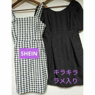 シーイン(SHEIN)の匿名配送＊SHEIN シーイン☆レディースミニワンピ（おまけ）(ミニワンピース)