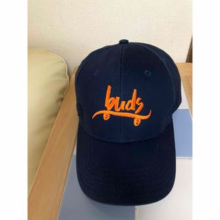 ★BUDS★SK8 LOGO ・SNAPBACK  CAP（ネイビー）(キャップ)