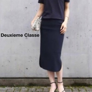 DEUXIEME CLASSE - ✨ドゥーズィエムクラス✨トリアセジョーゼット ペンシルスカート