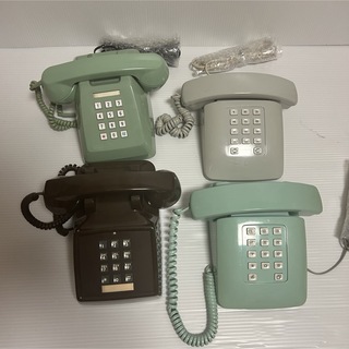 (4点セット) クローバーホン　TEL 電話機　アンティーク(その他)