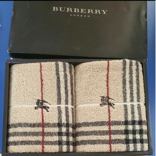 BURBERRY バーバリー フェイスタオル　２枚セット