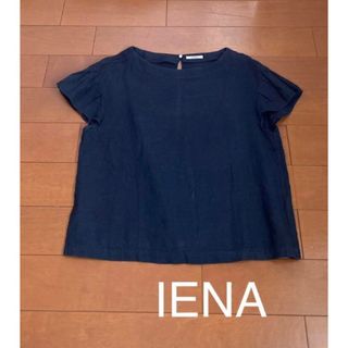 イエナ(IENA)のIENA イエナ  紺色　カットソー　レディース(シャツ/ブラウス(半袖/袖なし))