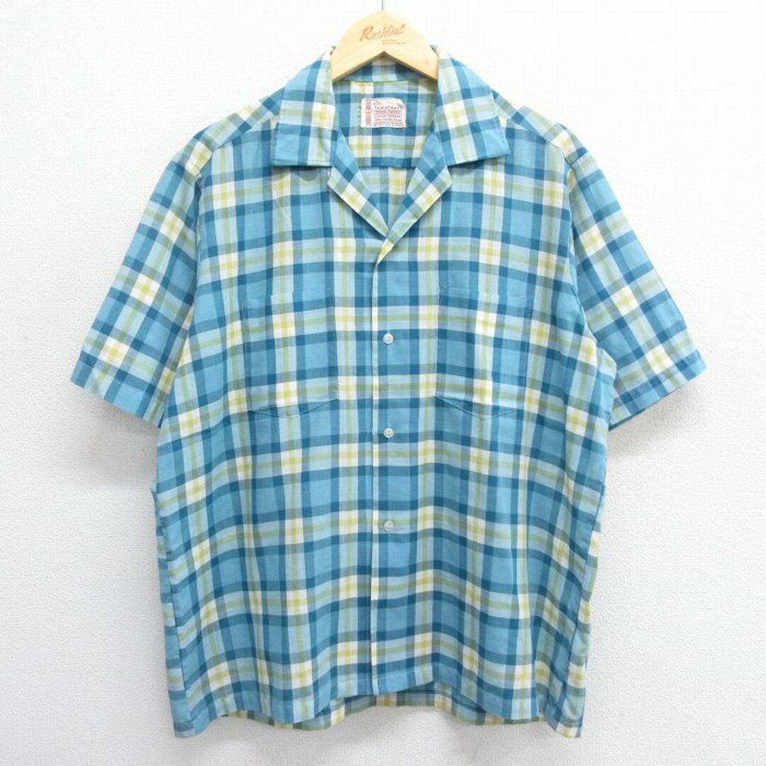 TOWNCRAFT - XL☆古着 タウンクラフト 半袖 ビンテージ シャツ TOWNCRAFT - XL☆古着 タウンクラフト 半袖 ビンテージ シャツ
